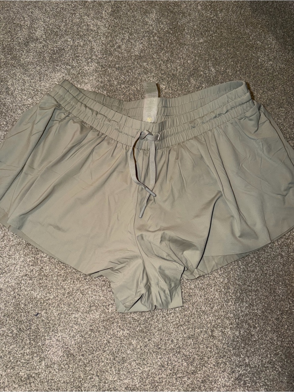 Women's Lightweight Olive Drawstring Shorts